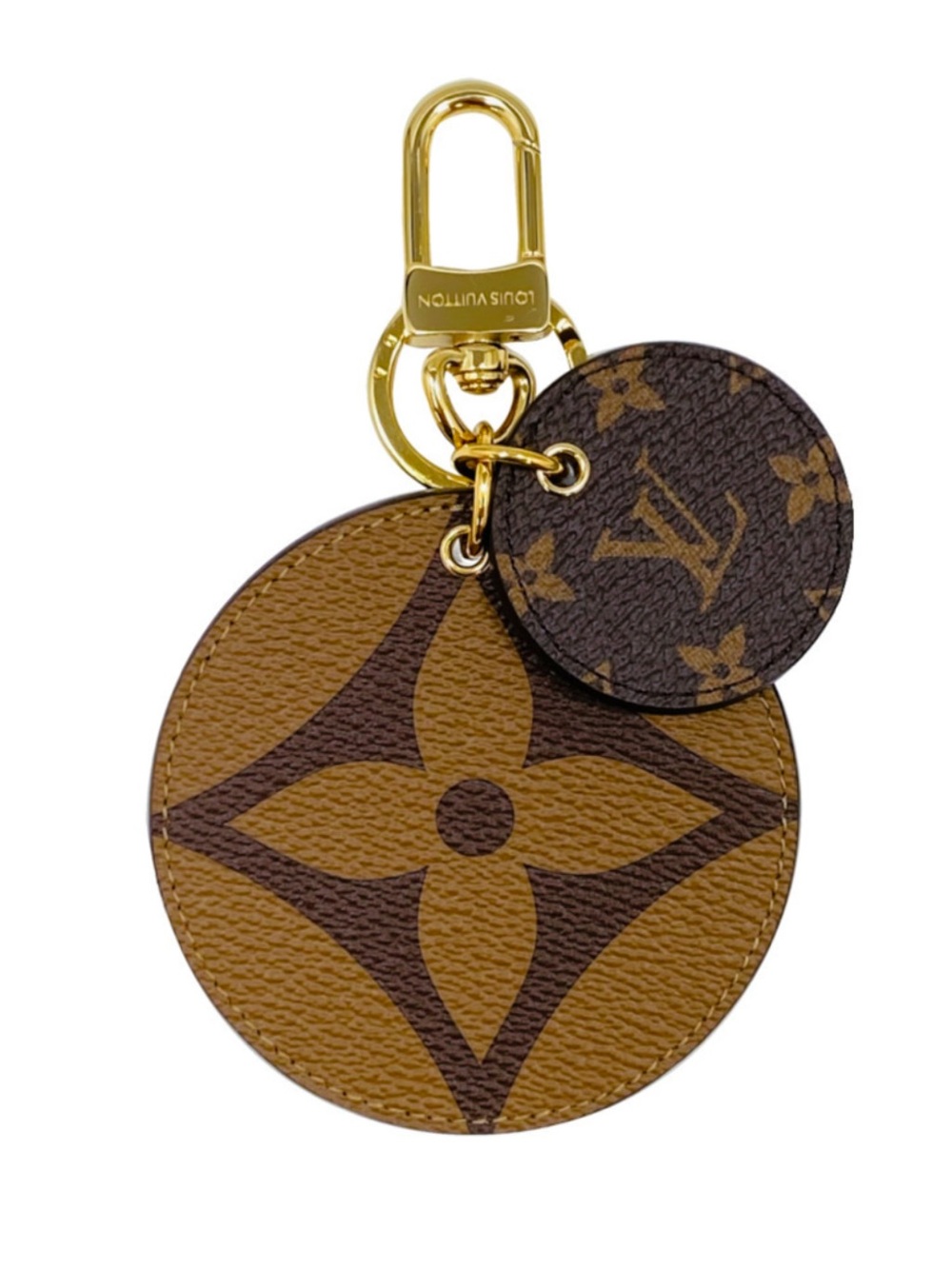 Louis Vuitton Reverse monogram key chain/bag charm
